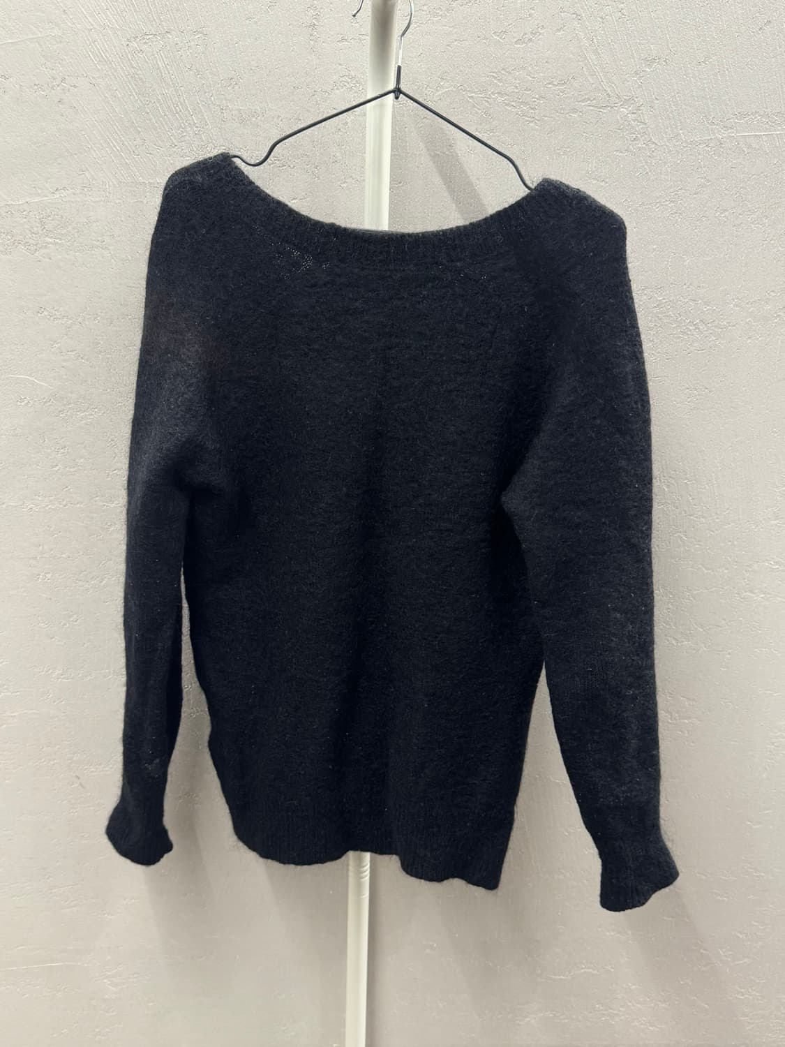 닐바렛 블랙 브이넥 가디건 M 상품이미지8