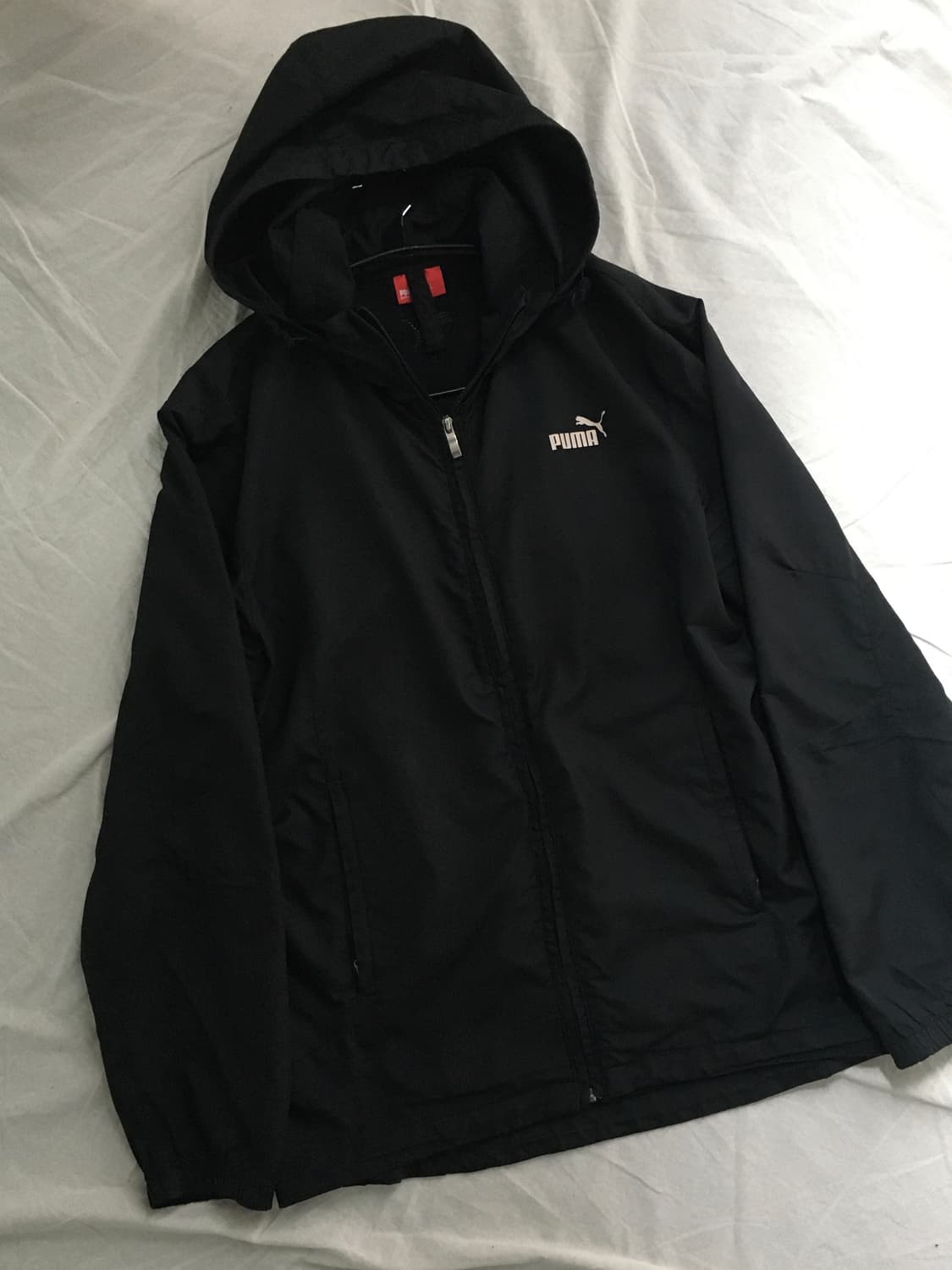 퓨마 가슴로고 후드 바람막이 자켓 상품이미지4