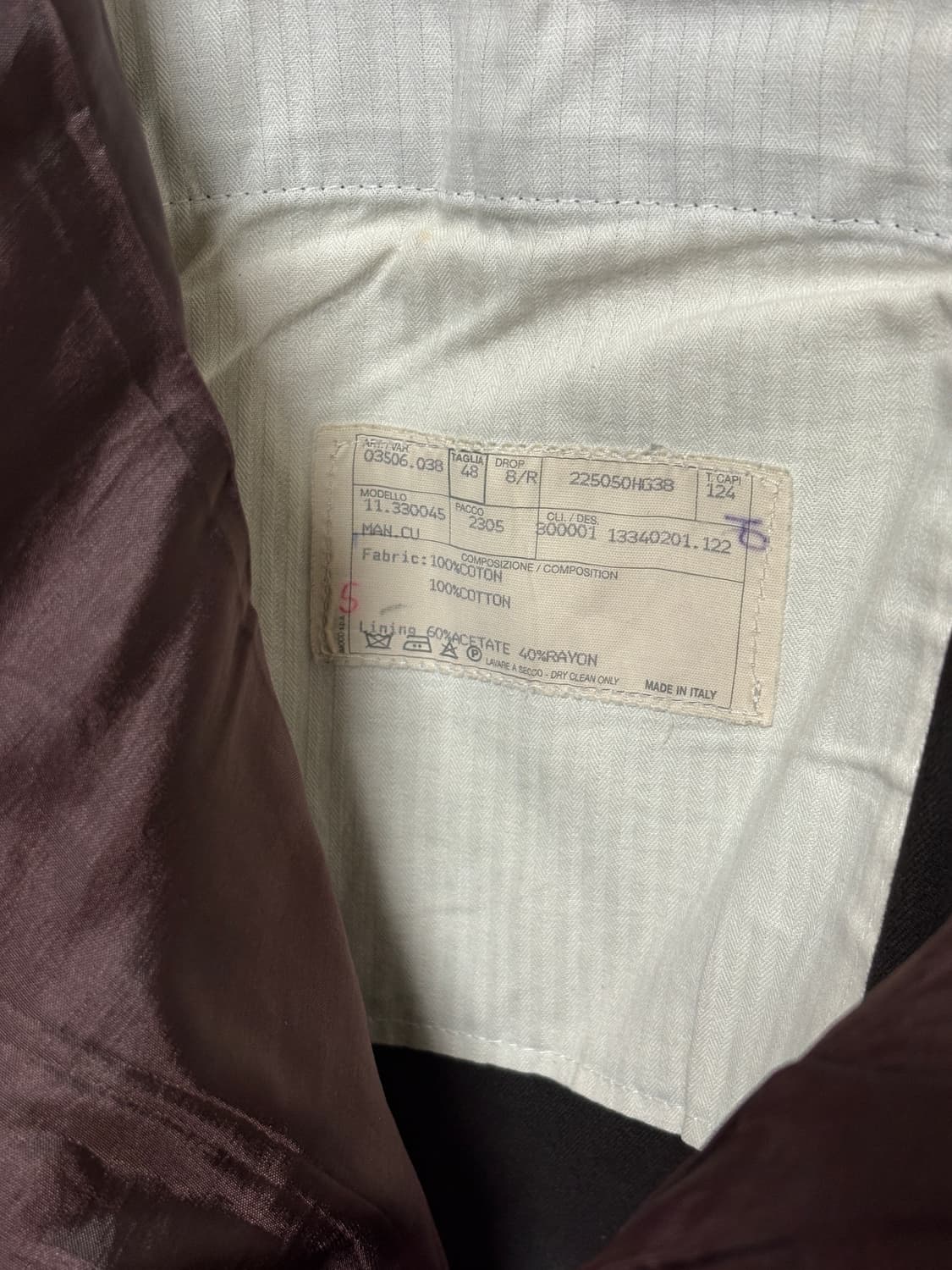 빈티지 에르메스 코튼 바지 상품이미지4