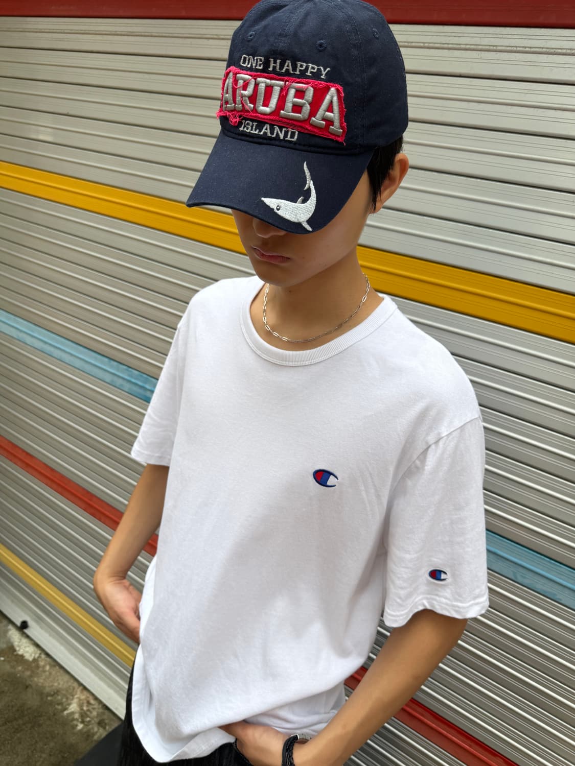 Champion white Tshirt 상품이미지2