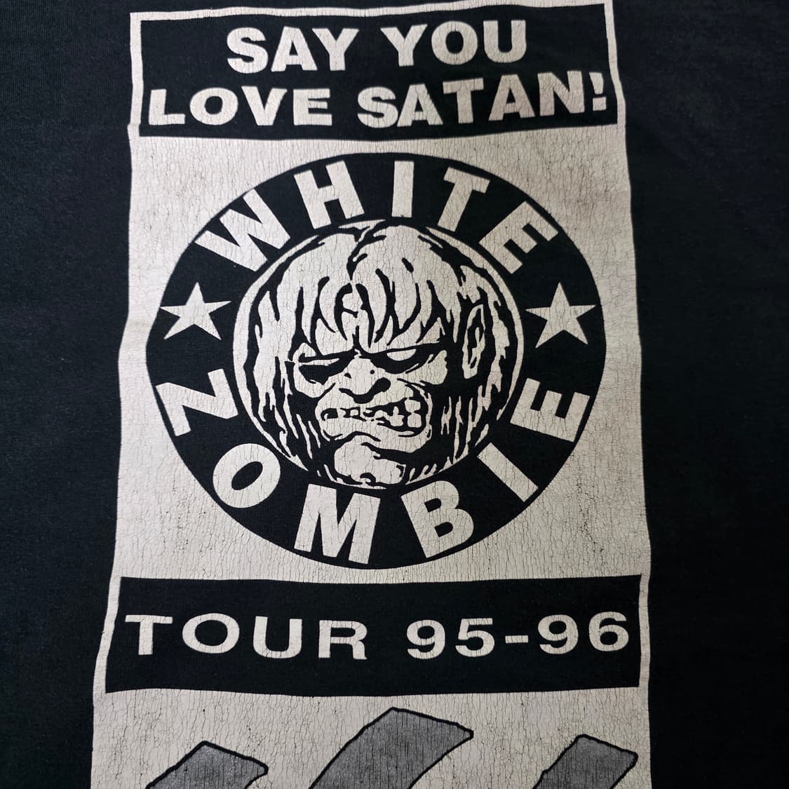 [XL] 90s 화이트 좀비 666 빈티지 밴드티 상품이미지8