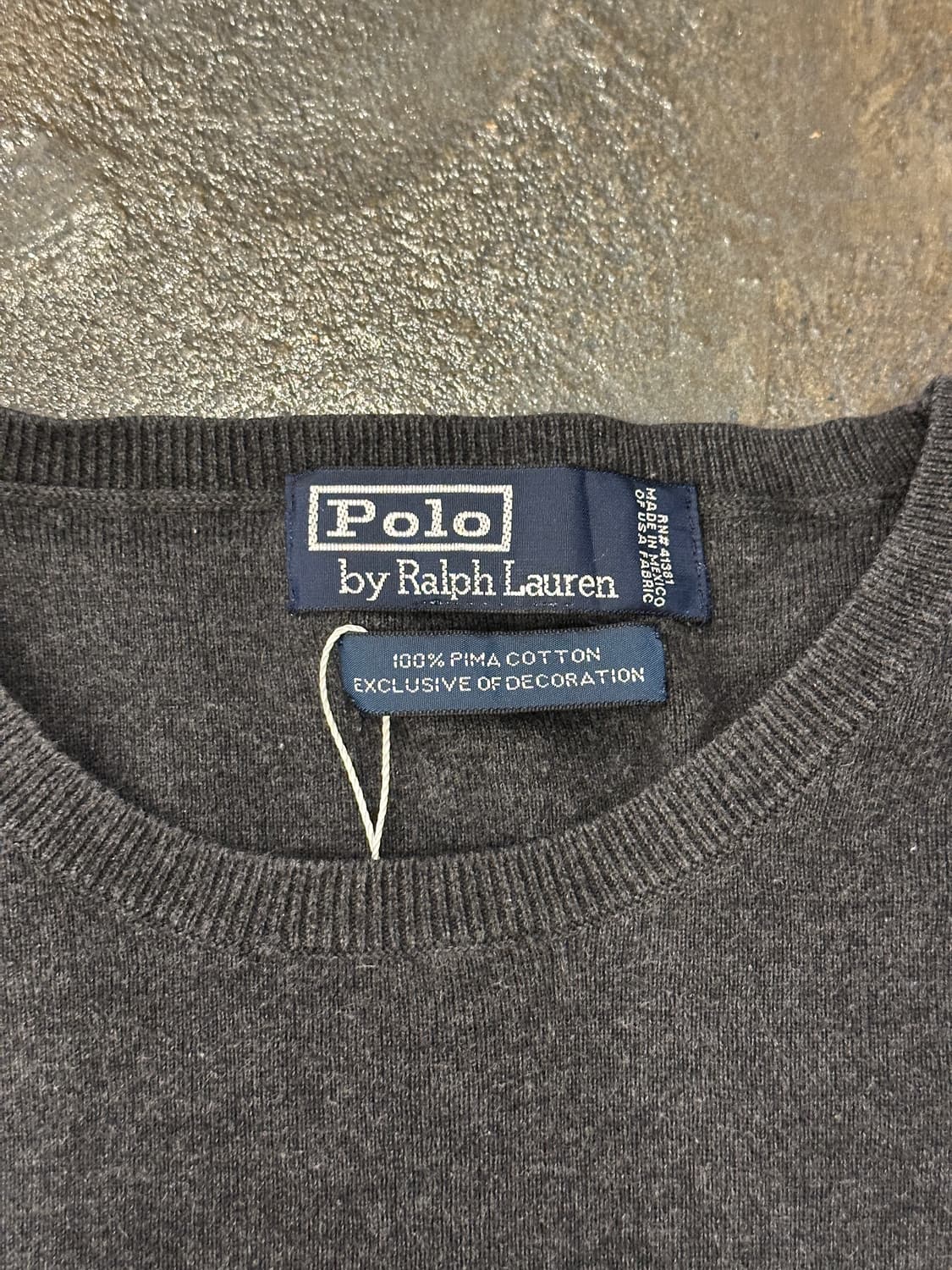 폴로 랄프로렌 니트 차콜 L 상품이미지4