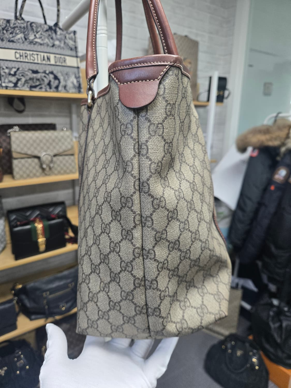 [특가][정품]구찌 시그니처 토트백 상품이미지4