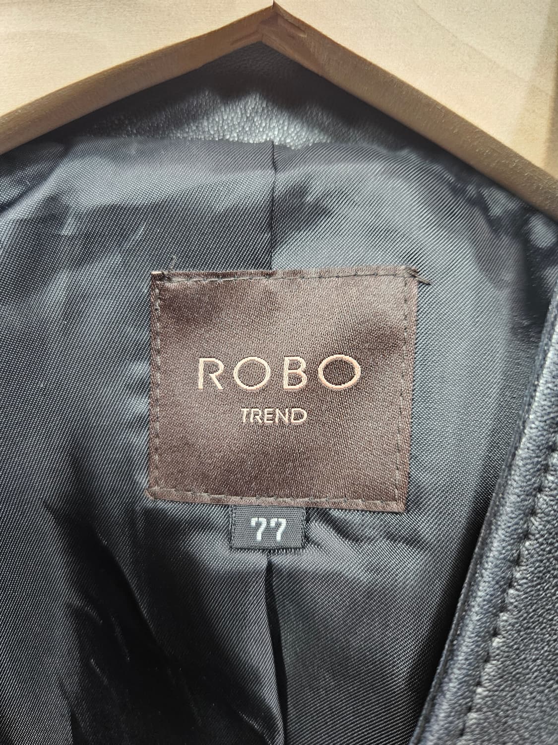 로보(ROBO) 블랙 양가죽 라이더 자켓 66~77 상품이미지2