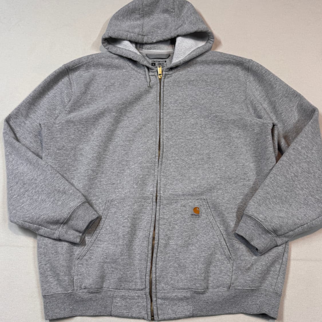 XL) 칼하트 미드웨이트 오리지널핏 후드집업 그레이 상품이미지2