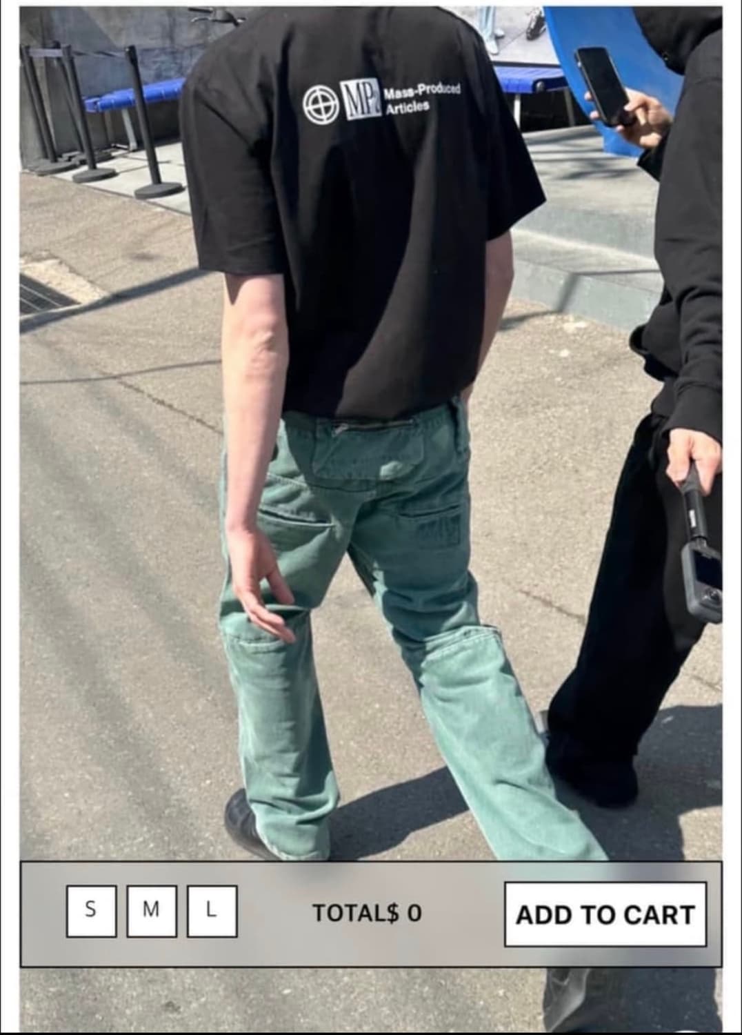 S) 플라스틱프로덕트 mpa bag pants 에메랄드 상품이미지1
