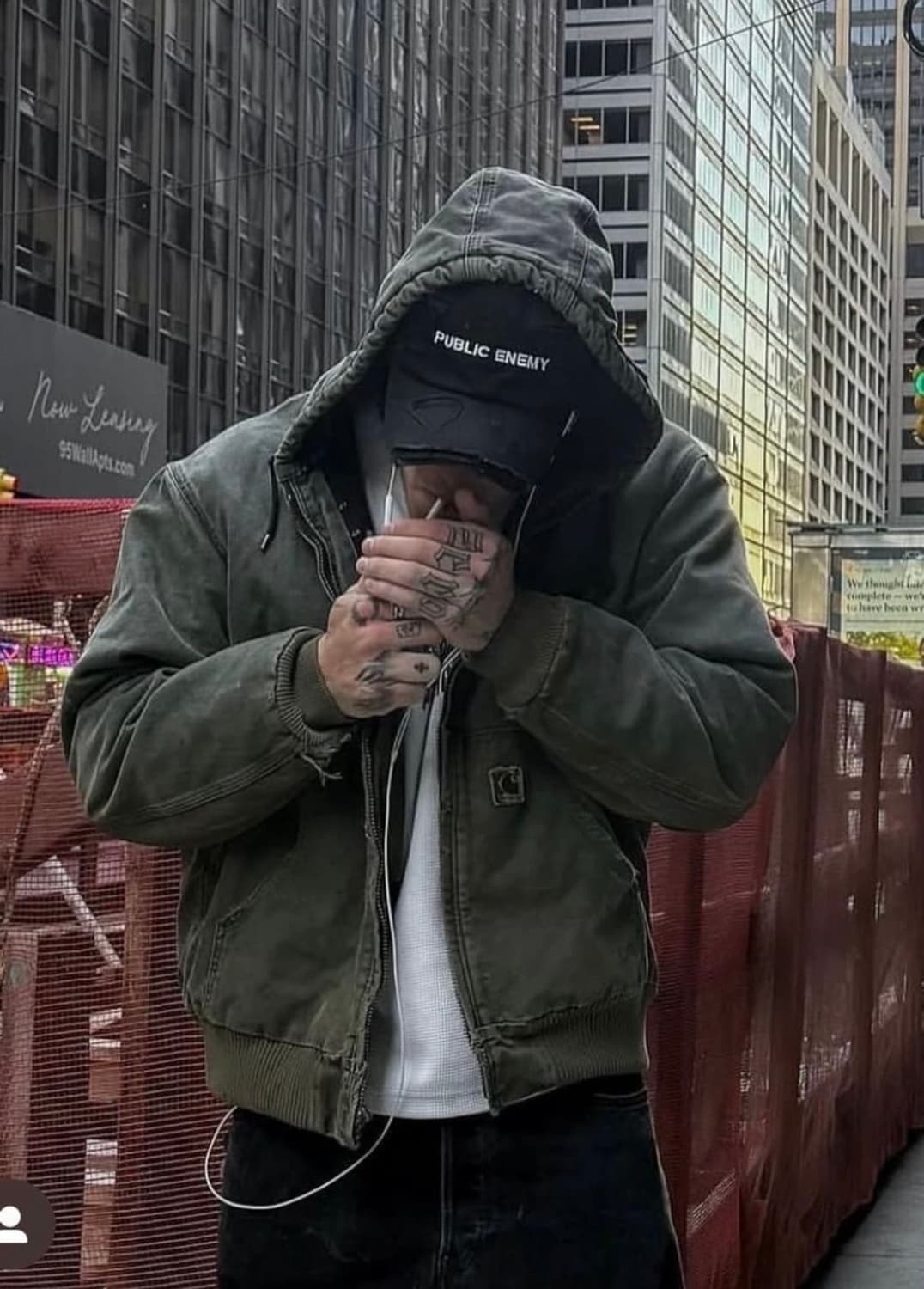 착샷 o) 칼하트 액티브자켓 J68 MOS XL 판매합니다 상품이미지10