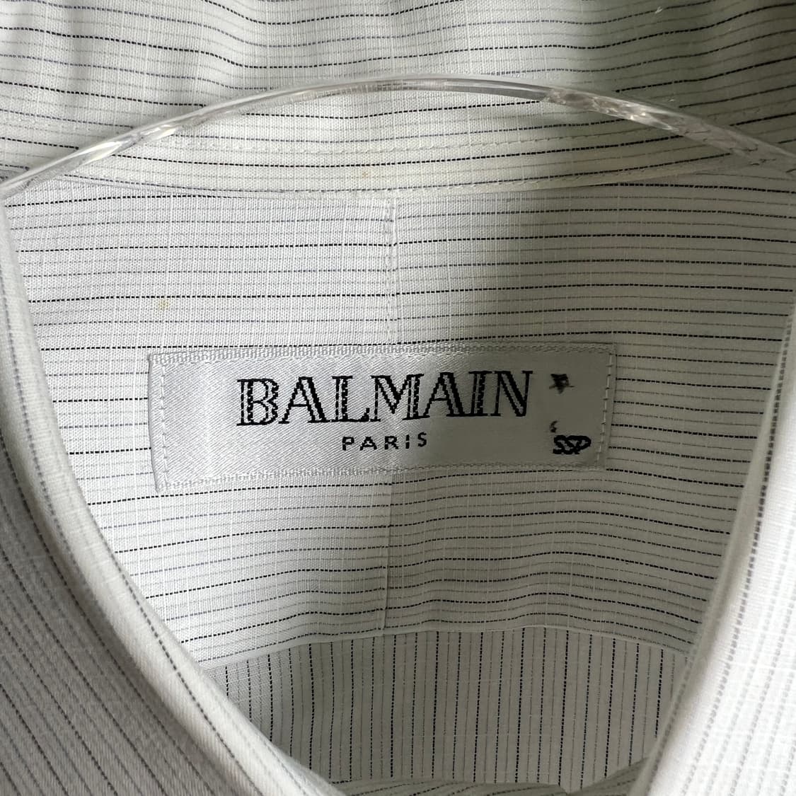 Balmain 발망 화이트 스트라이프 셔츠 상품이미지4