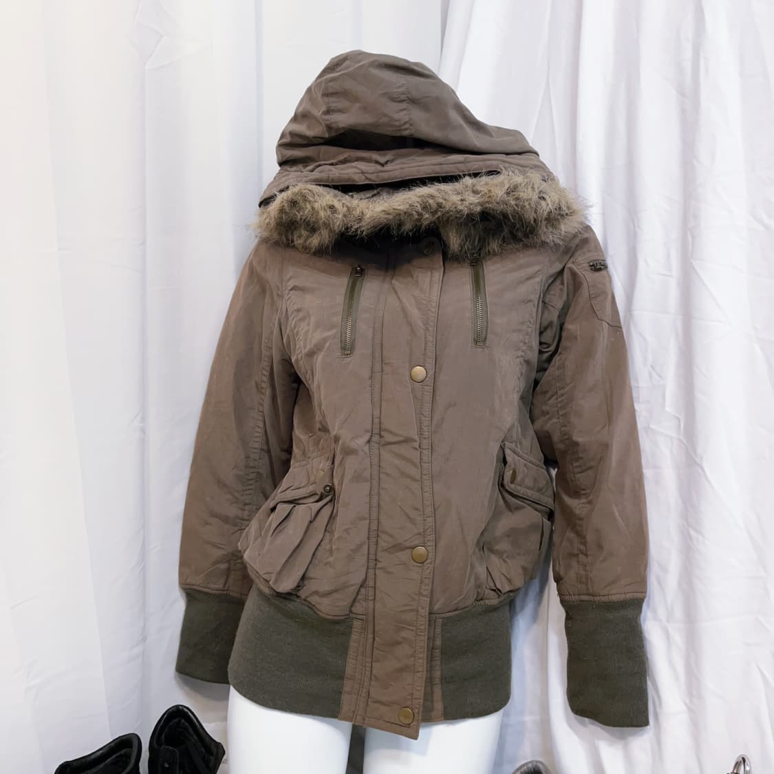 Y2k 하이넥 투웨이 자켓 00s 상품이미지2