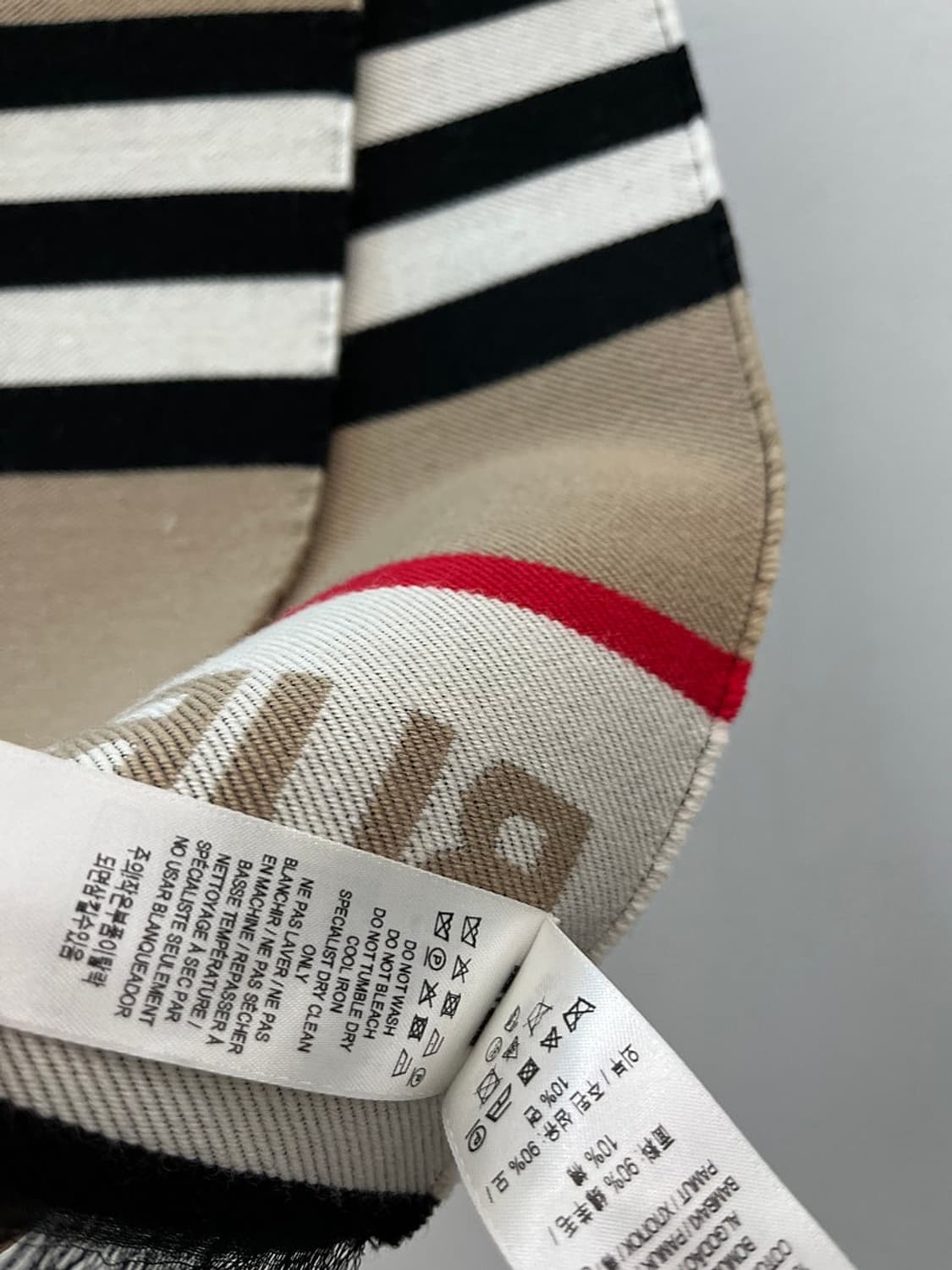 버버리 신형 코튼 숏 머플러  상품이미지3