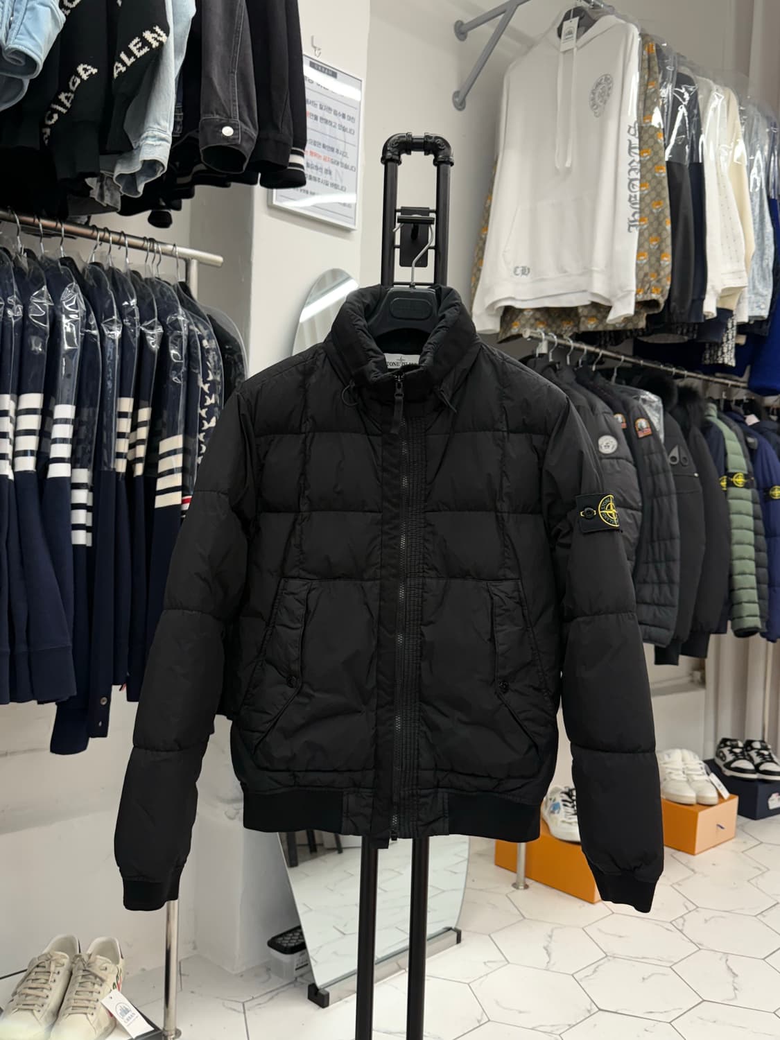 [M] 스톤아일랜드 크링클랩스 패딩 상품이미지1