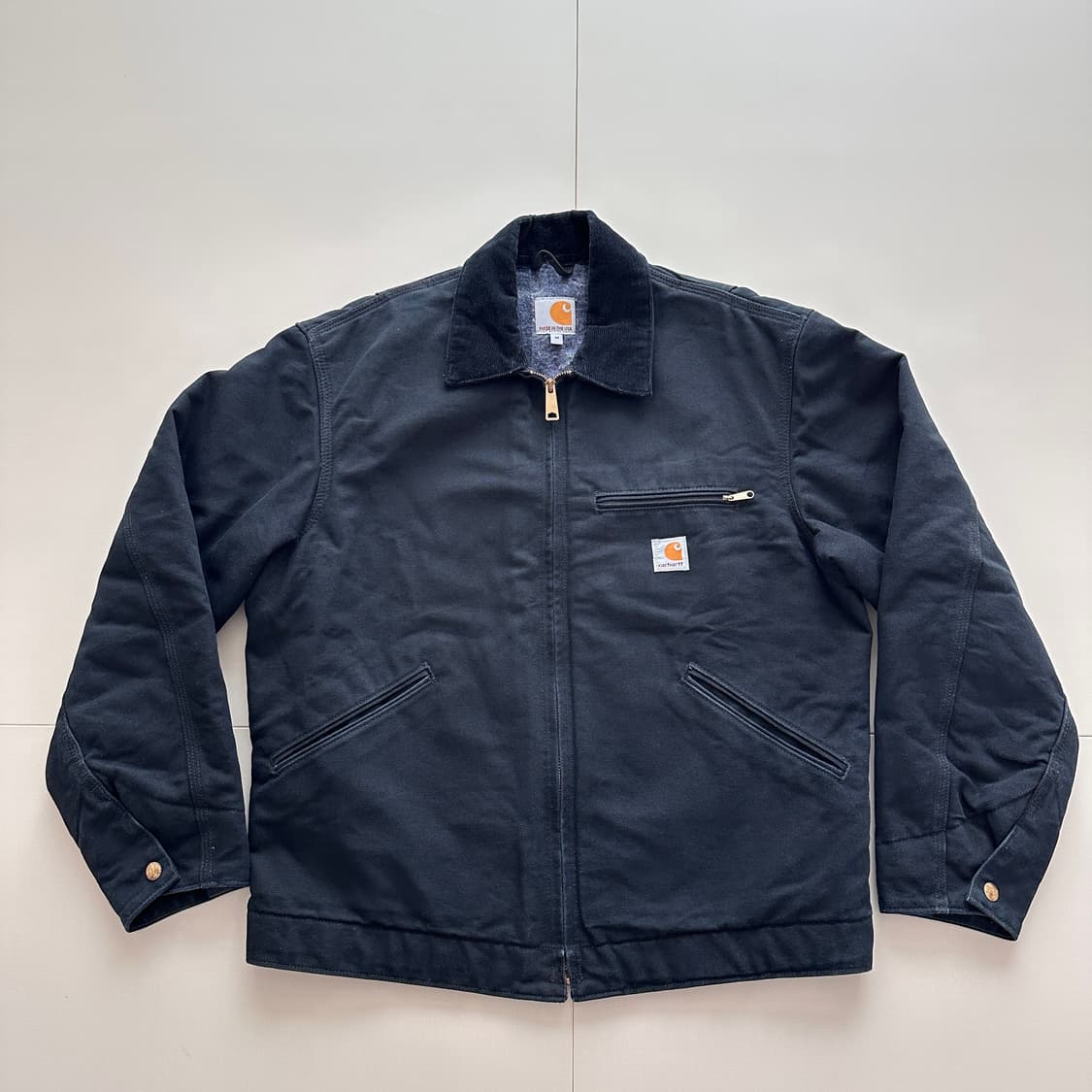 칼하트 J001 디트로이트 자켓 MADE IN USA 블랙 M  상품이미지1