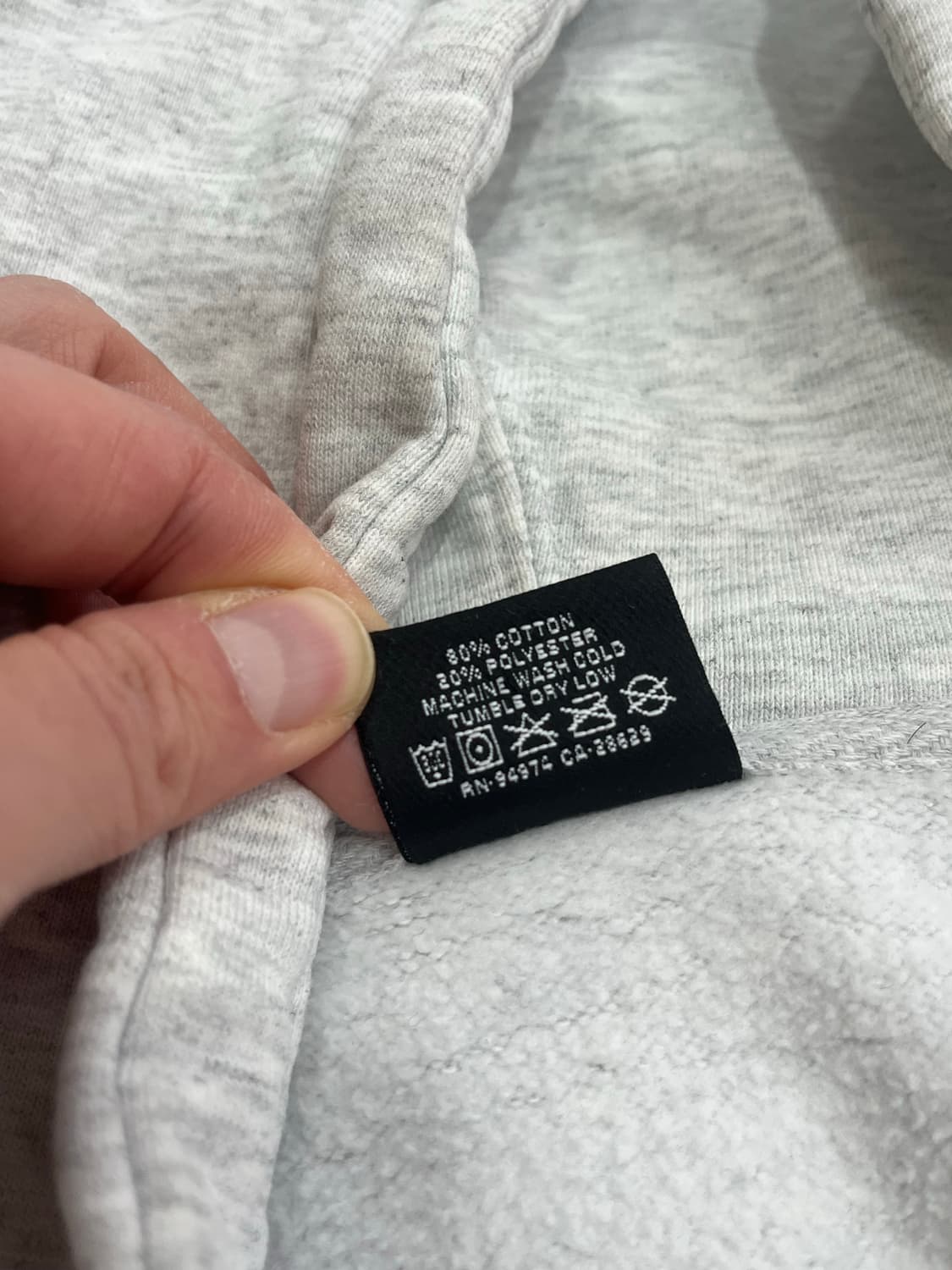 스투시 도버 스트릿 마켓 뉴욕 후드 집업 그레이 M 상품이미지5