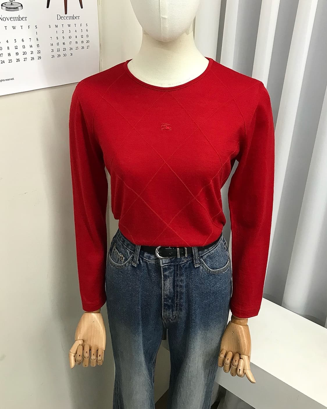 버버리 울 아가일 니트 상품이미지10