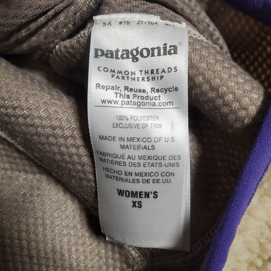 파타고니아 레트로 파일 플리스 자켓 아이보리 상품이미지9