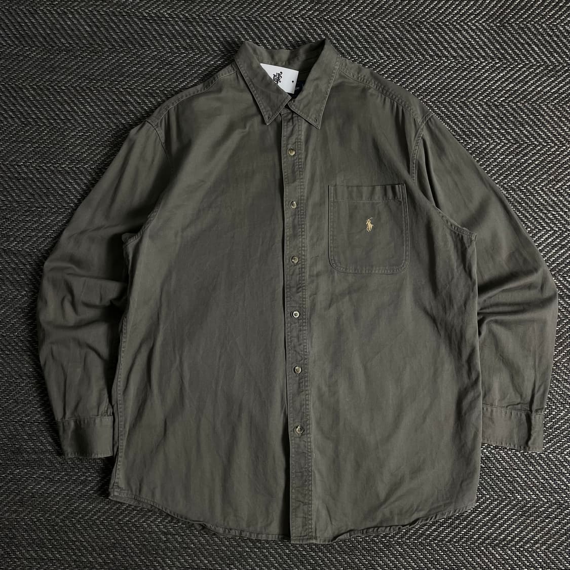 폴로 랄프로렌 포니 박시핏 카키 셔츠y 3259 상품이미지2