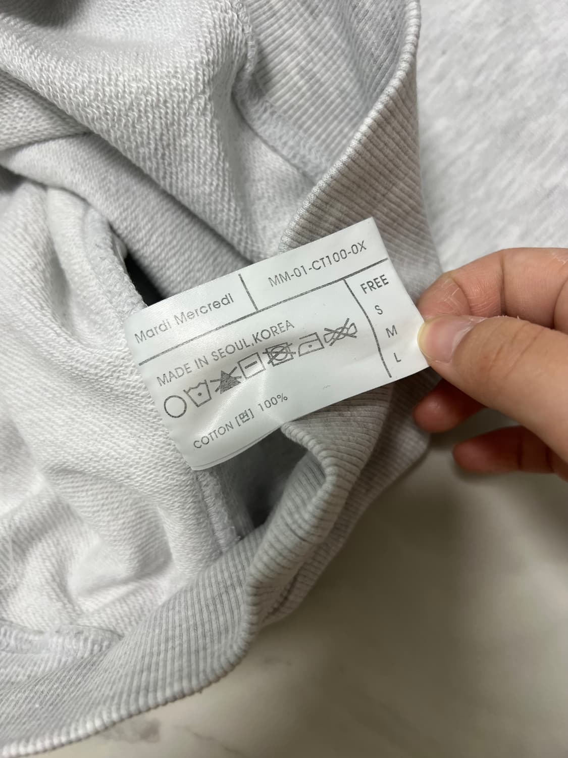 마르디 메크르디 맨투맨 상품이미지4