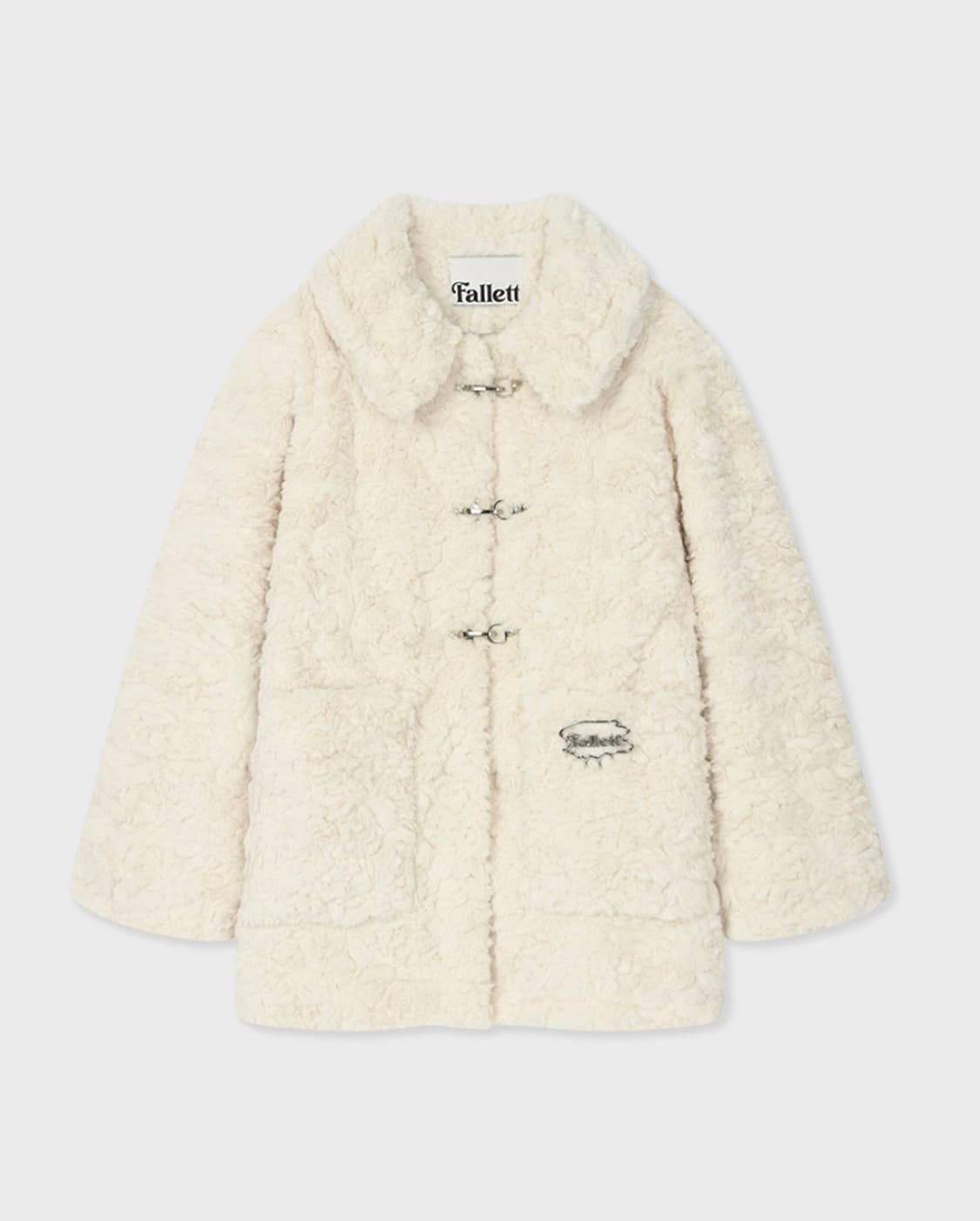 팔렛 소프트 퍼 더플 자켓 아이보리 (새상품) 상품이미지1