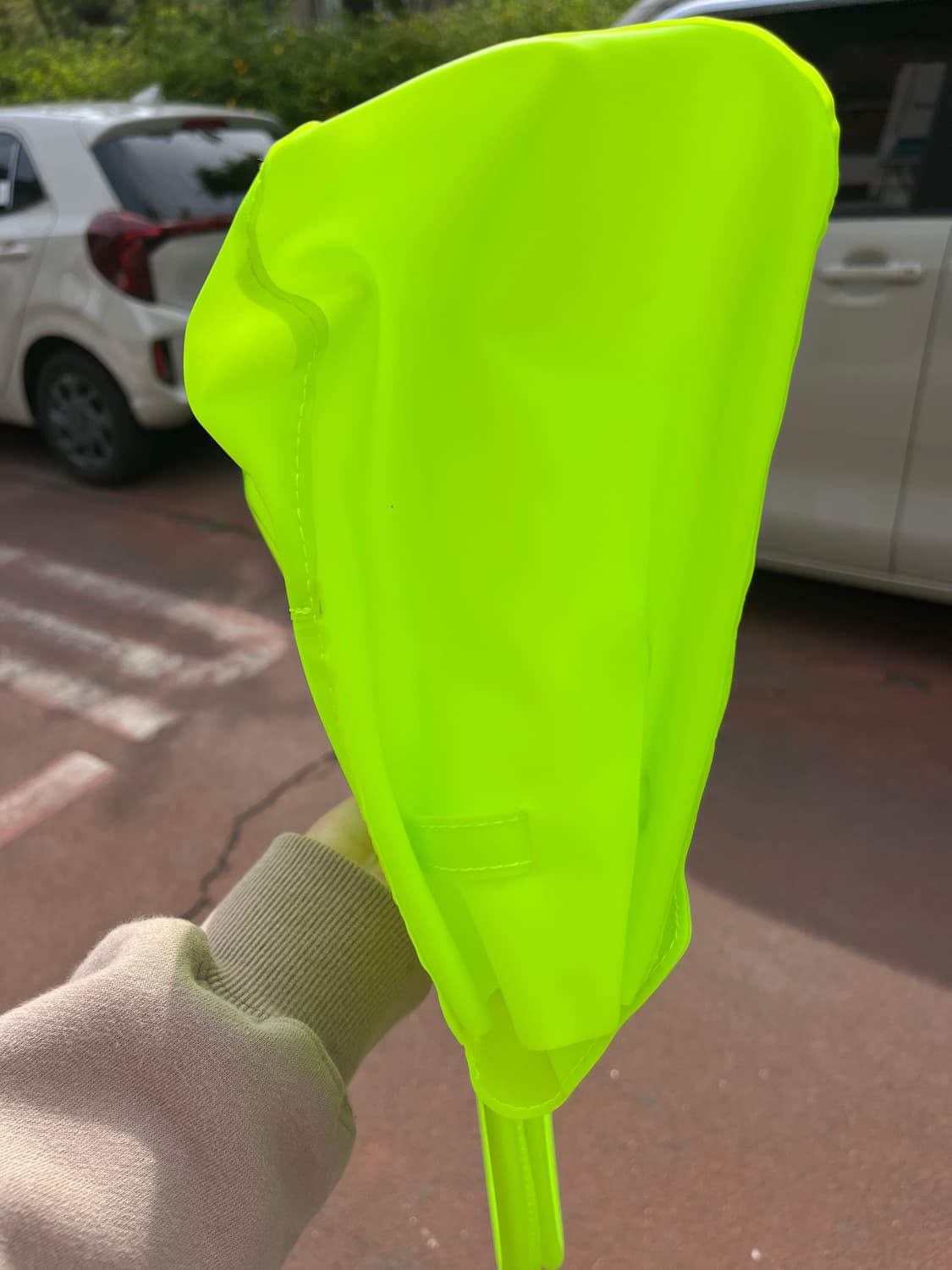 형광초록(형광노랑같기도한) 젤리버킨 🎸 상품이미지3