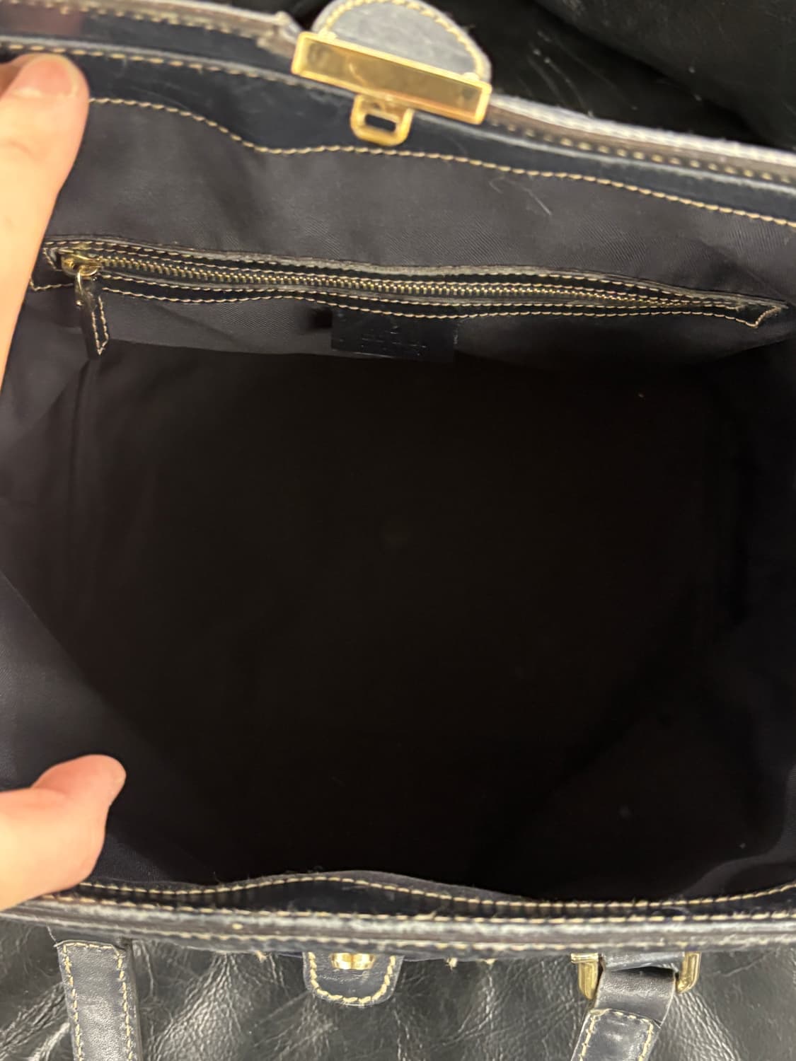 구찌 씨마 블랙 토트백 상품이미지4