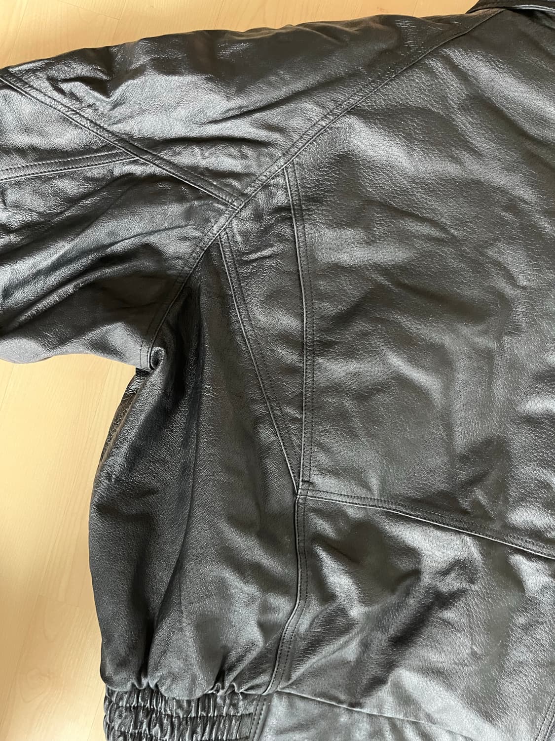 [XL] 빈티지 윌슨스 레더 봄버 상품이미지8