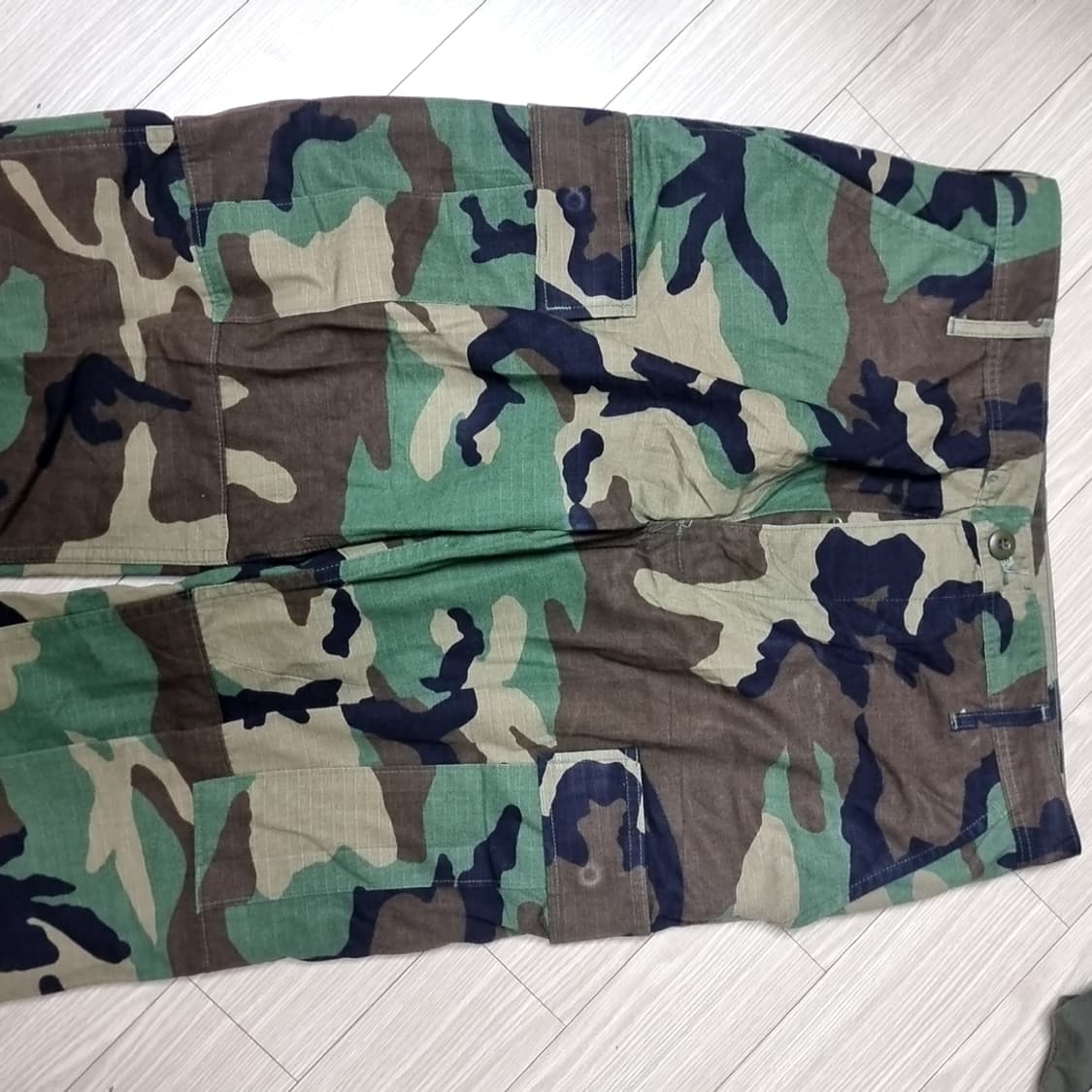 a급 미군 우드랜드 카모 밀리터리 카고 바지[mr] 상품이미지5