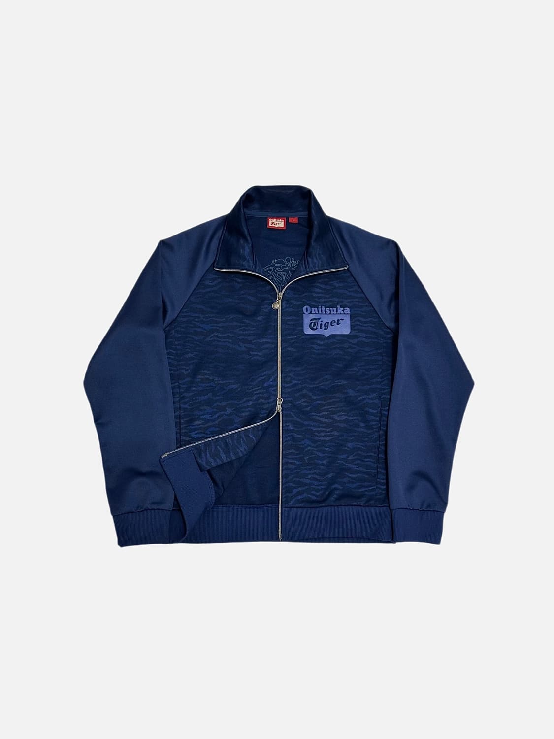 오니츠카타이거 타이거 카모 자수 져지 집업 자켓 상품이미지4