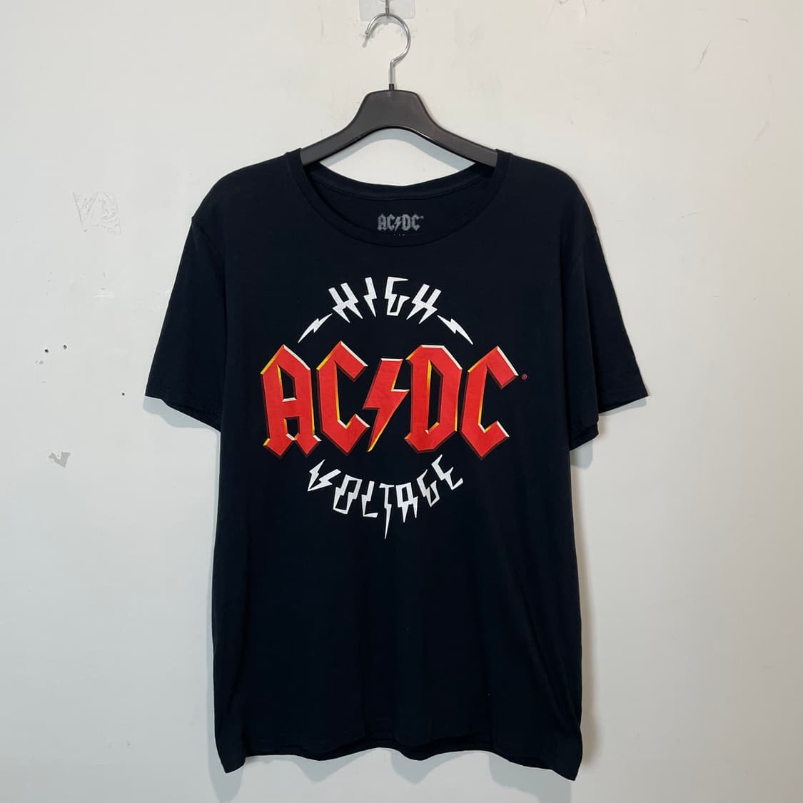 AC/DC 밴드 반팔티셔츠 블랙 상품이미지1