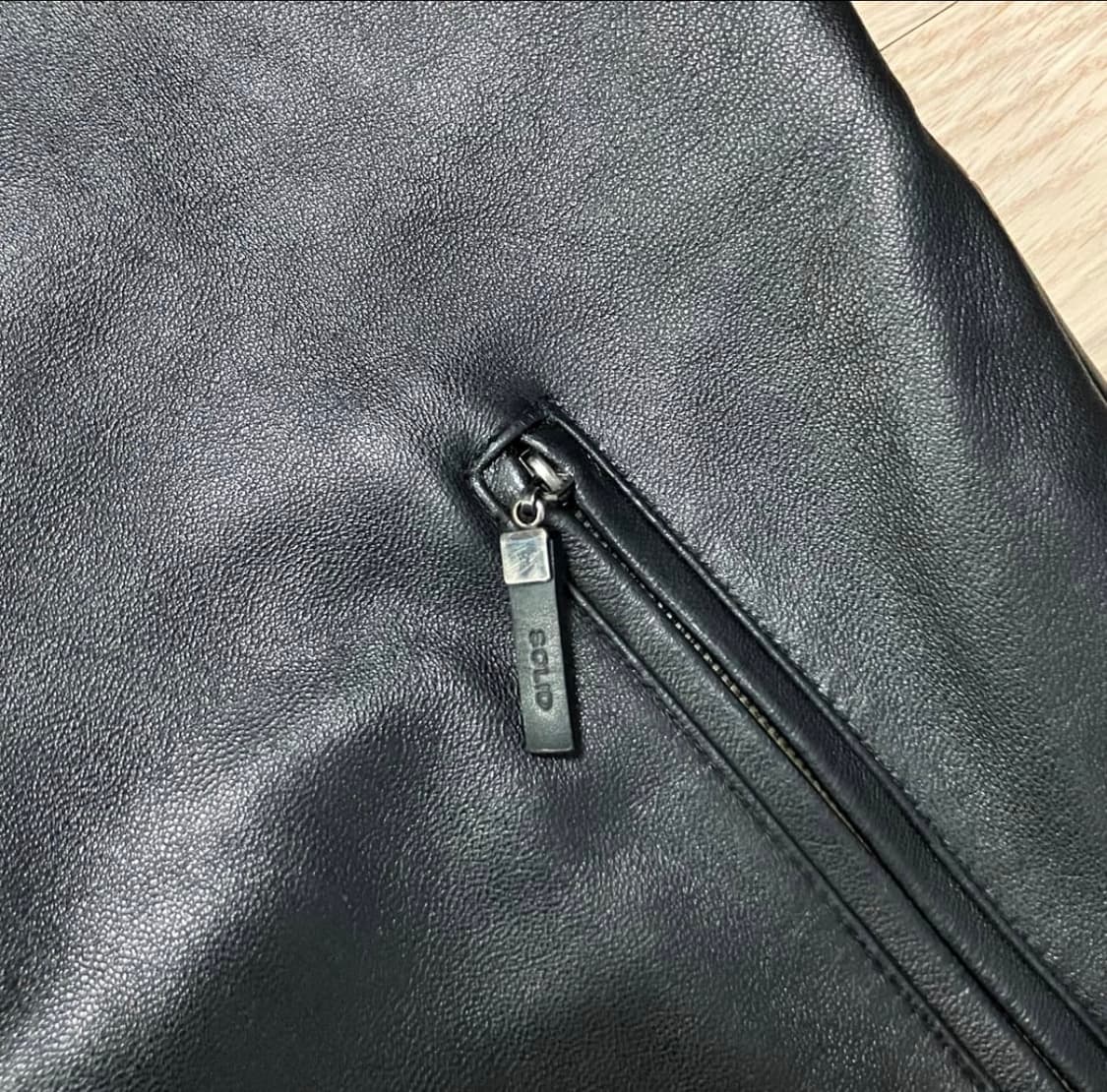 [솔리드옴므] 우영미 이태리 램스킨 양가죽 자켓 블랙 Mens XL ·  상품이미지5