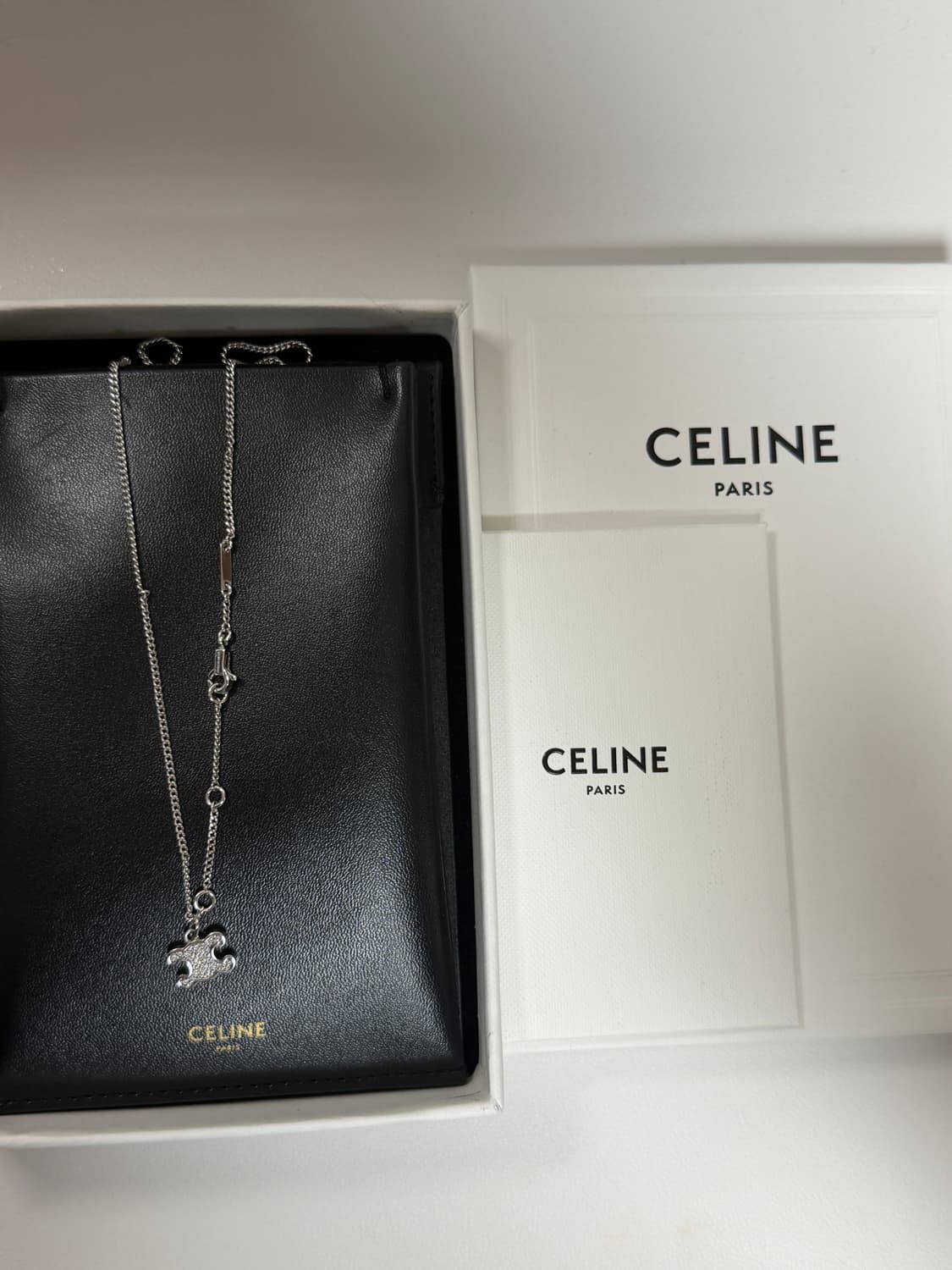 셀린느 트리옹프 라인스톤 목걸이 상품이미지1