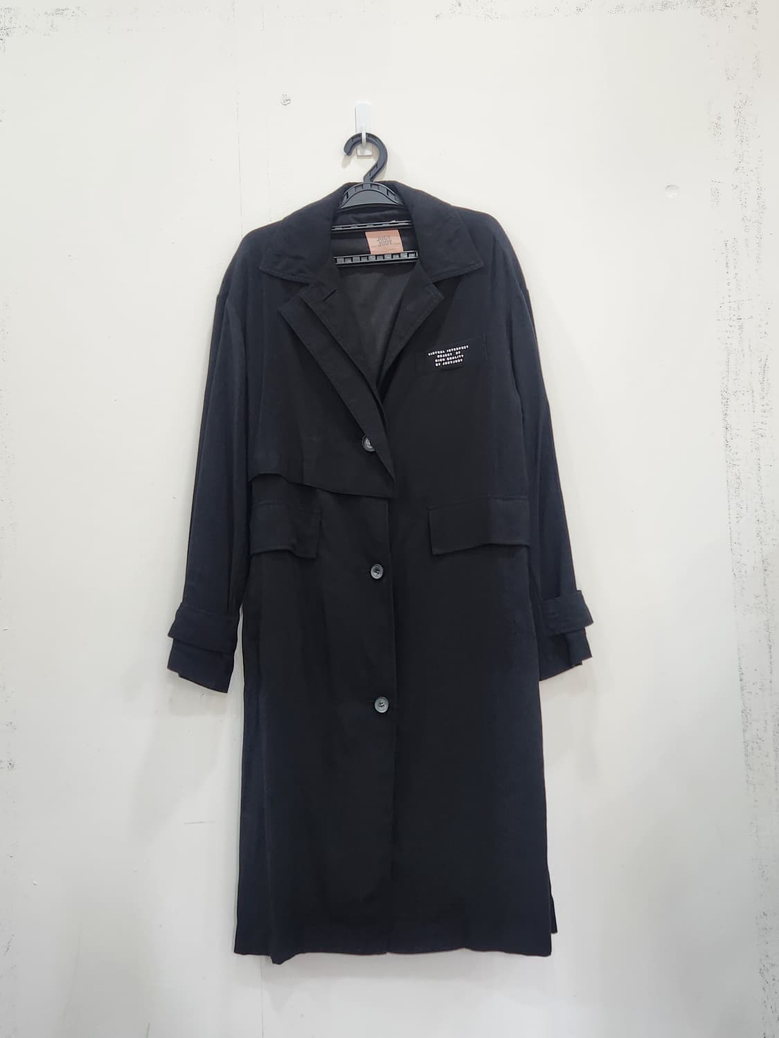 쥬시쥬디 블랙 롱 코트 여성 XXS 상품이미지1