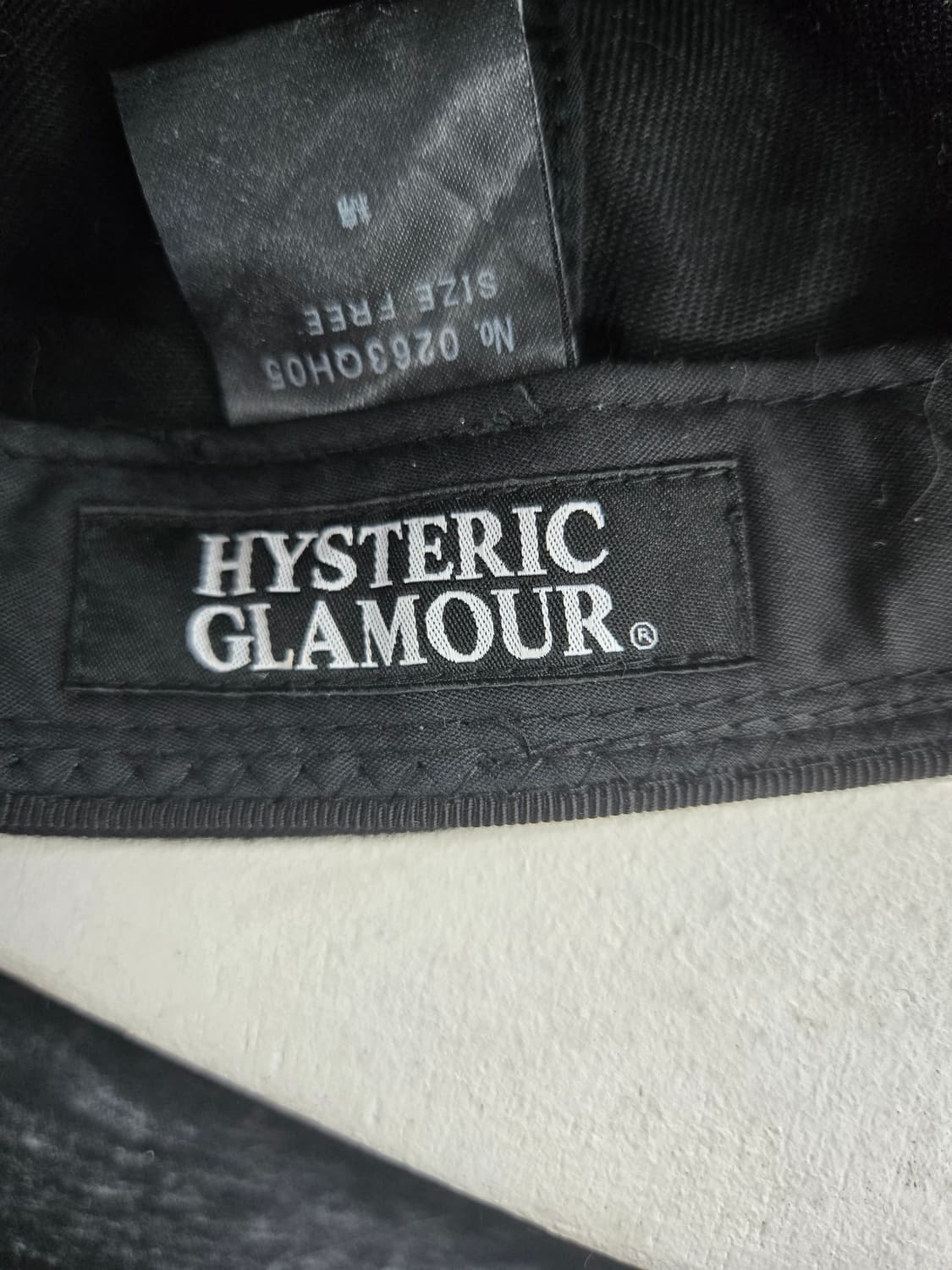 히스테릭 글래머 블랙 볼캡 상품이미지5