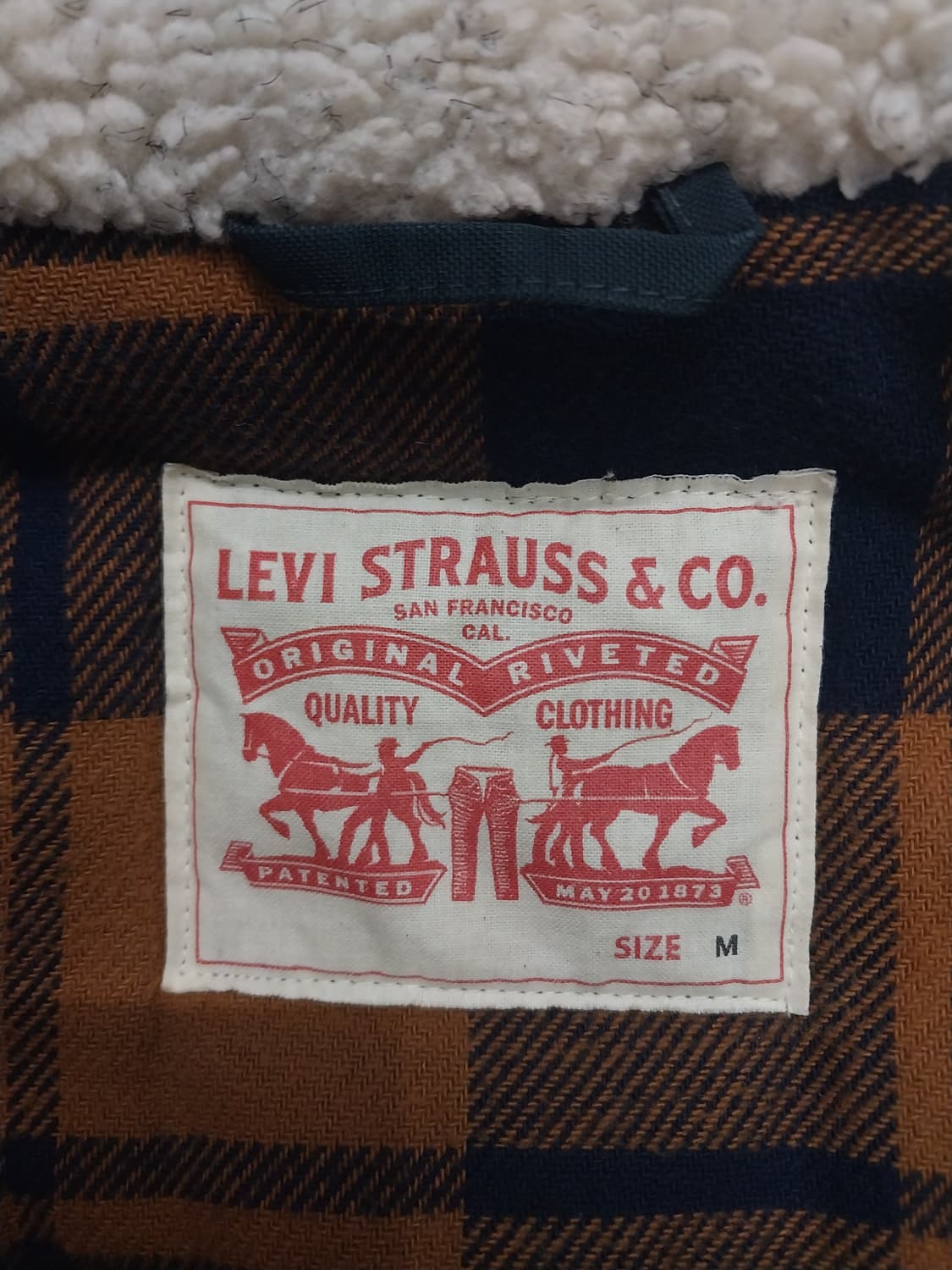 리바이스후드 털 안감 야상 점퍼 M (크게나옴) 상품이미지7