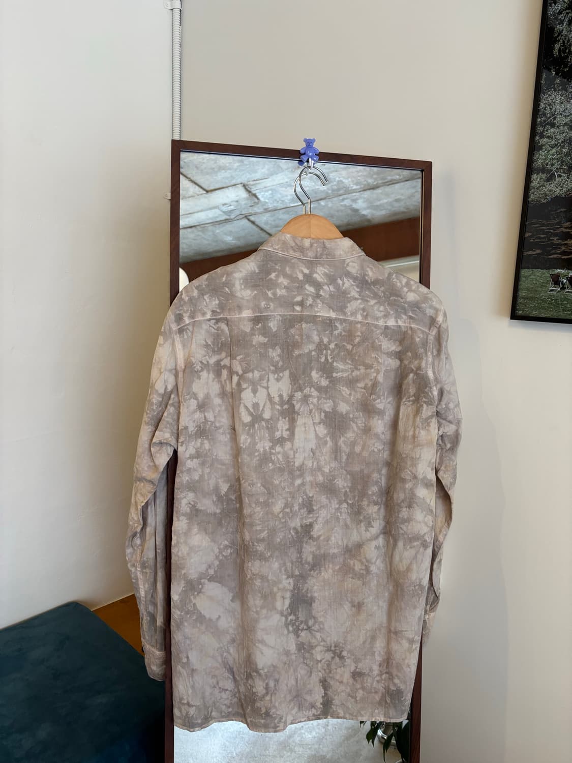 cale 린넨 타이다이 포켓 셔츠 남방 상품이미지6