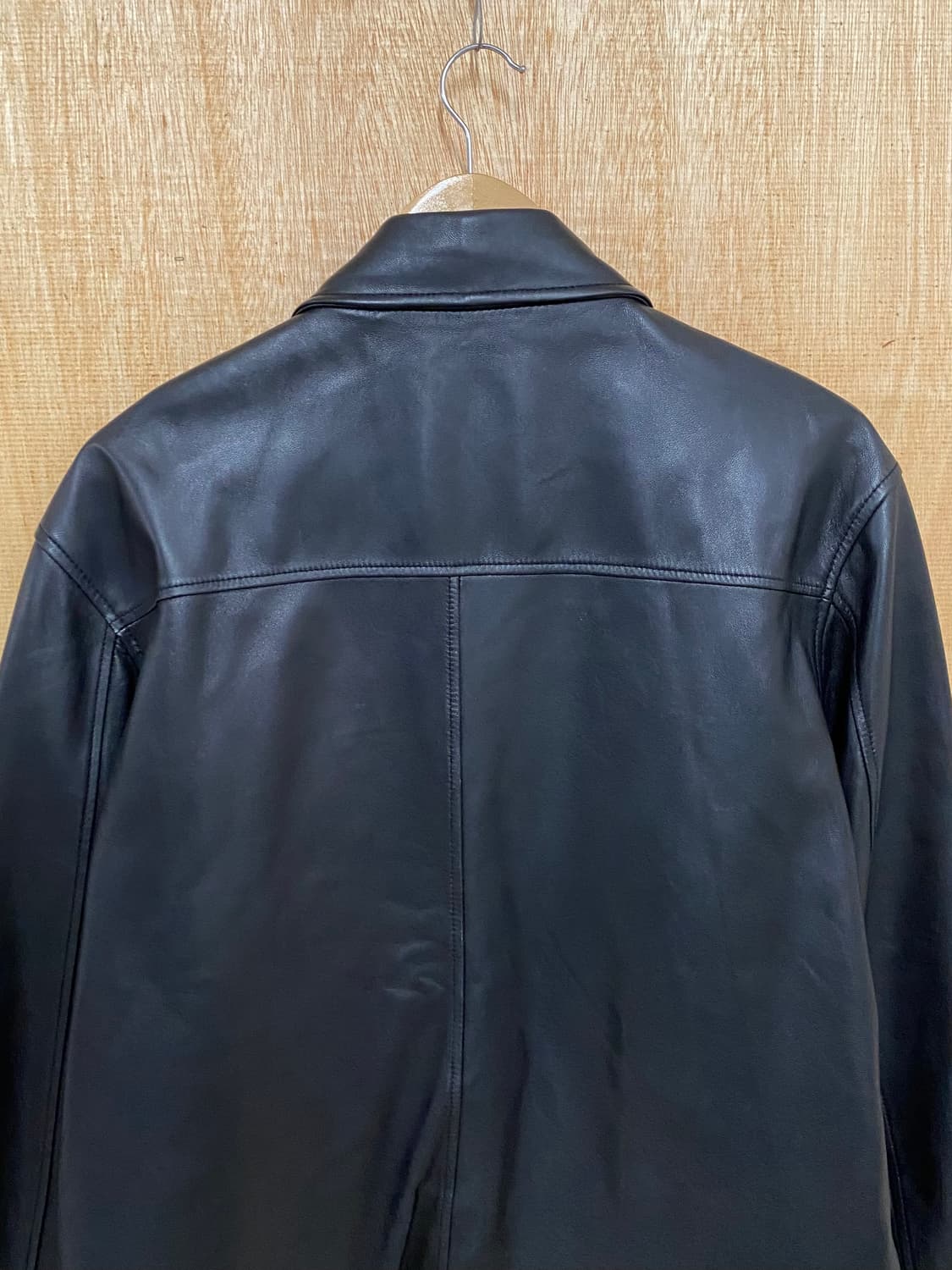VTG minimal leather jacket 상품이미지8