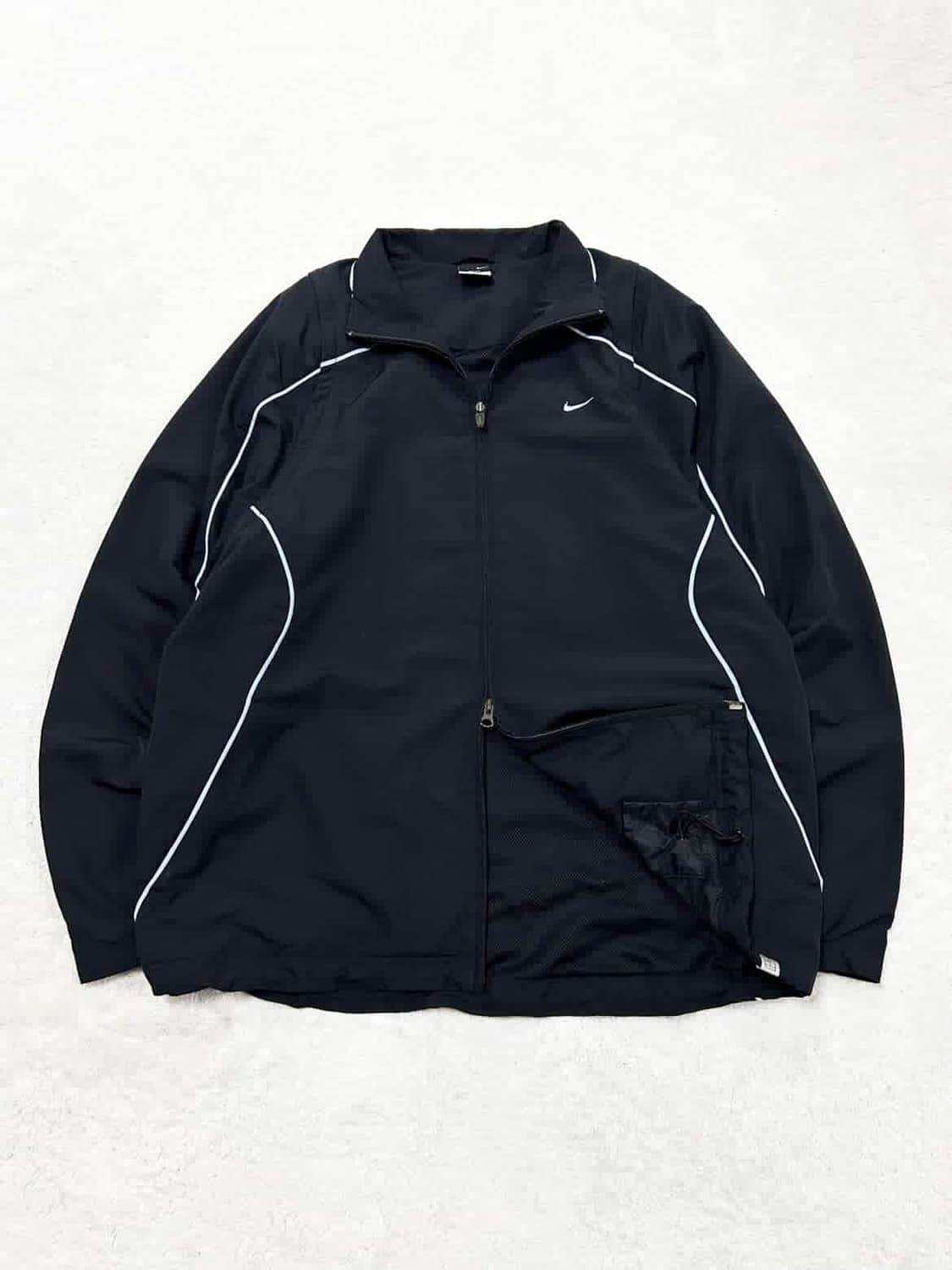 나이키 하늘 스우시 블랙 투웨이 바람막이 상품이미지5