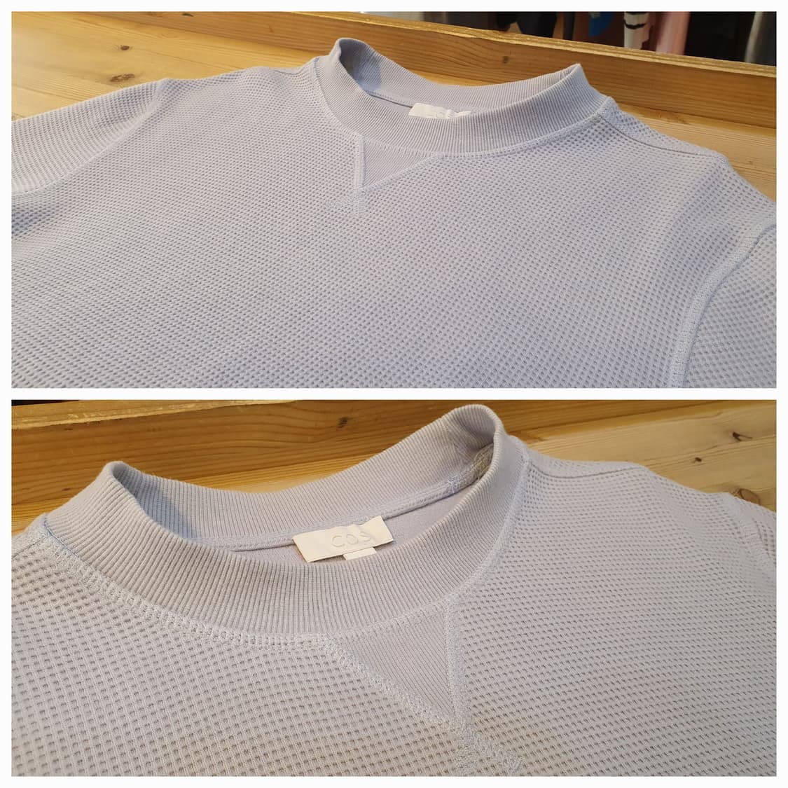 100.COS 와플 긴팔티 상품이미지3