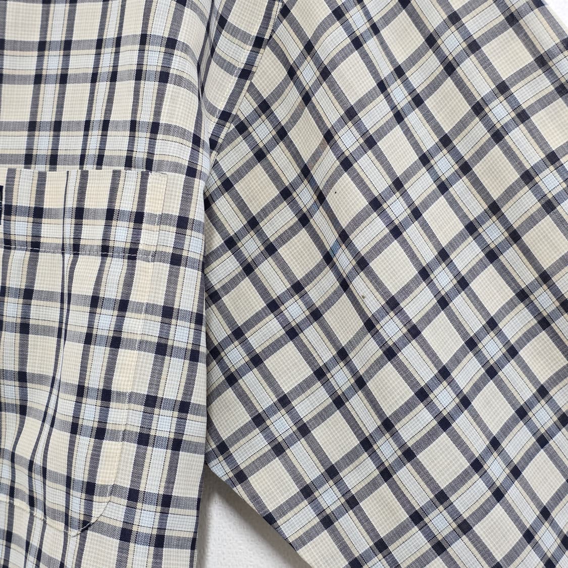 105 닥스 긴팔 체크 셔츠 베이지 상품이미지4
