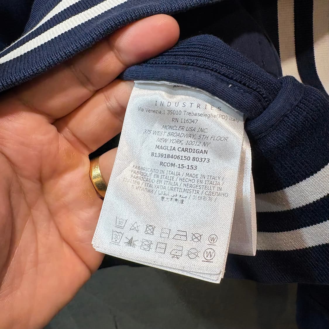 [M] MONCLER 몽클레어 감마블루 집업 자켓 상품이미지8