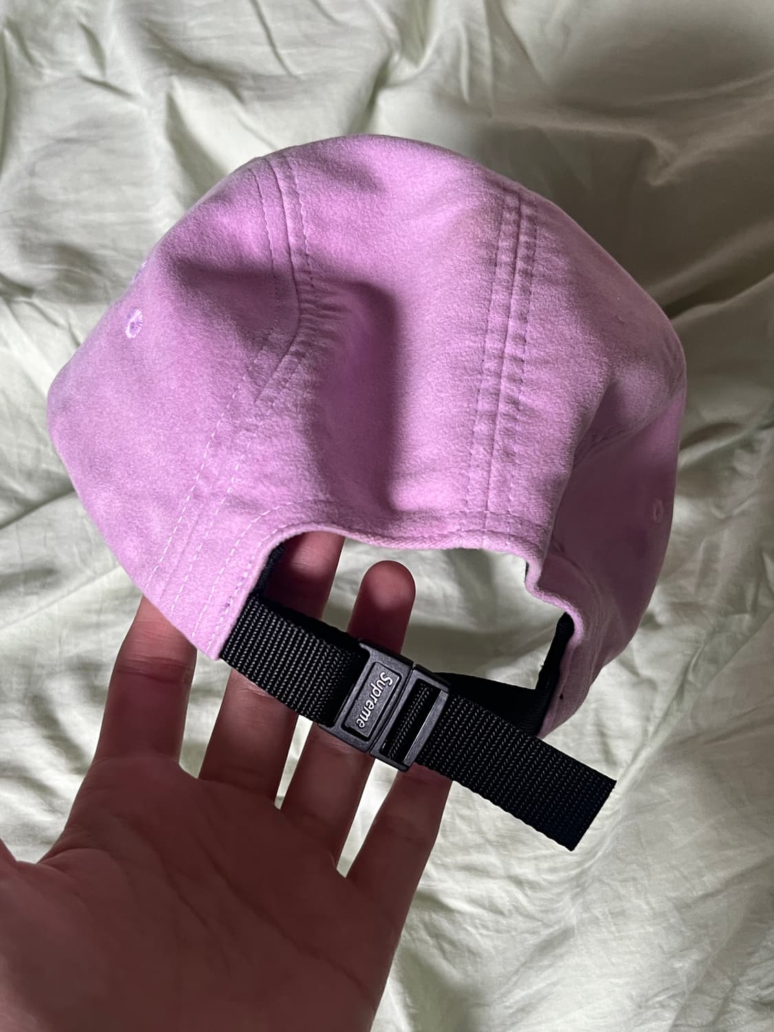 슈프림 25FW 몰스킨 캠프캡 핑크 상품이미지2