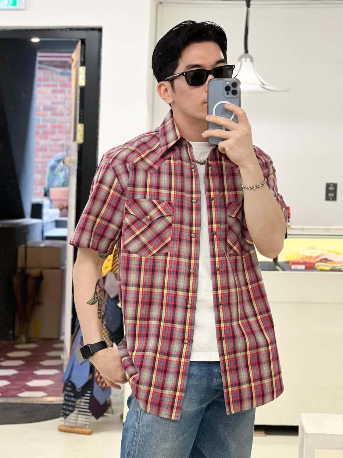 Pendleton western shirt (check) 상품이미지5