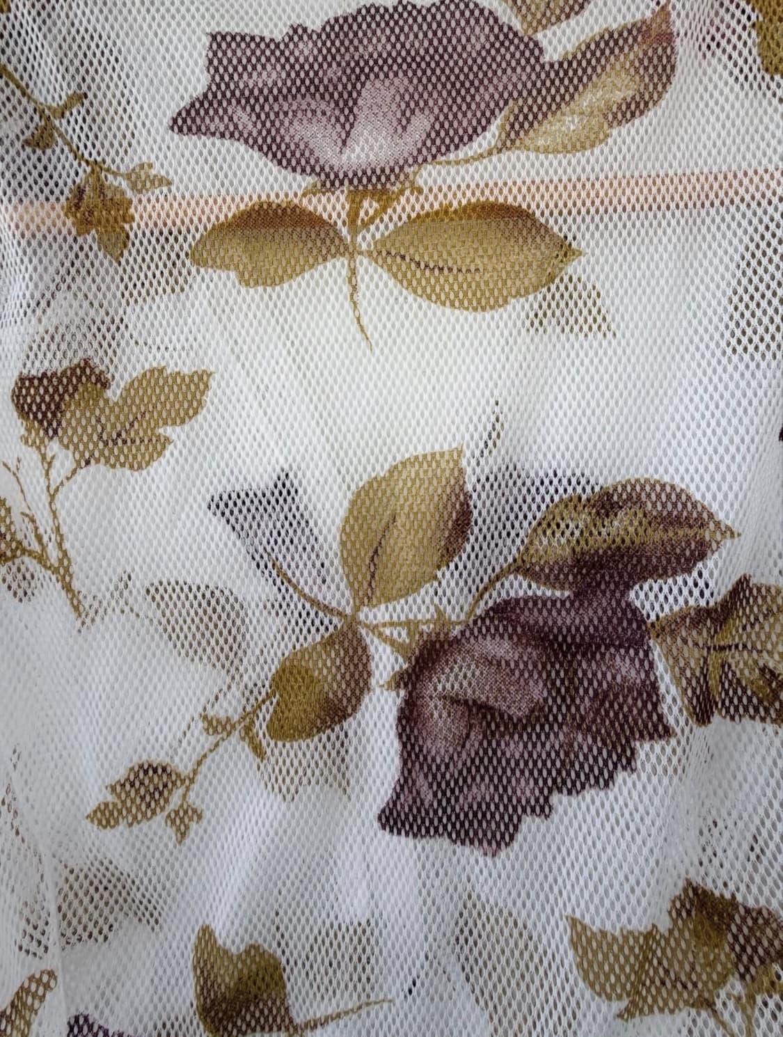 #4 Rose patterns Sheer Mesh Tank 상품이미지4