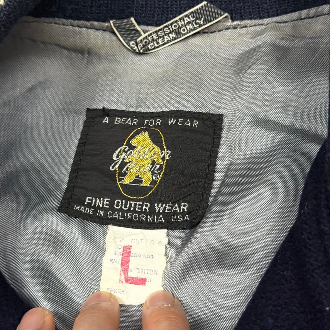 (105) 60s 골든베어 래더암 바시티 자켓 상품이미지6