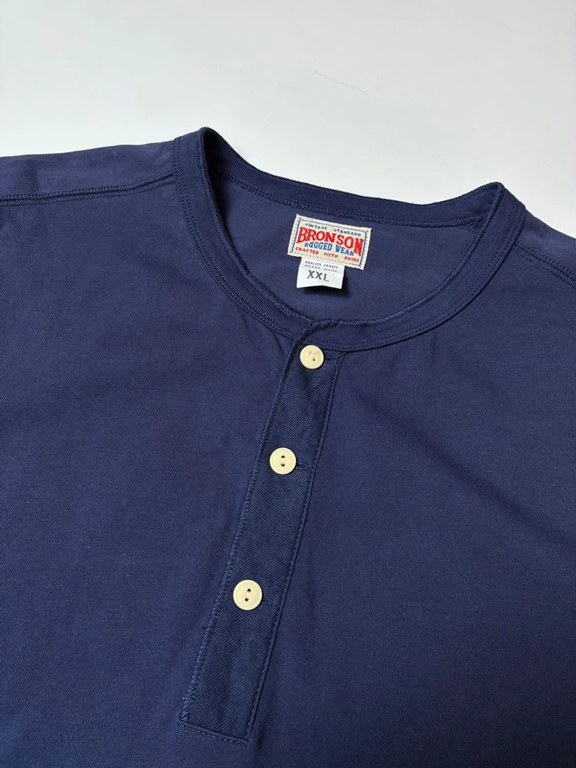 브론슨 21ss 올드타임 헤비코튼 헨리 숏 슬리브 PN8578 상품이미지3