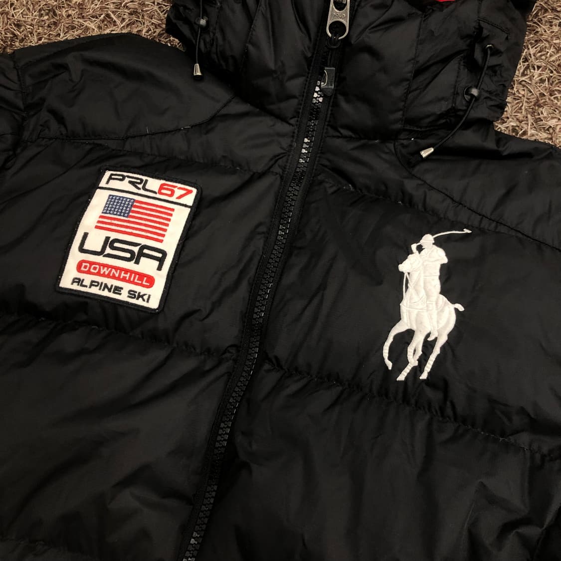 폴로 랄프로렌 빅포니 USA 성조기 덕다운 패딩 상품이미지2