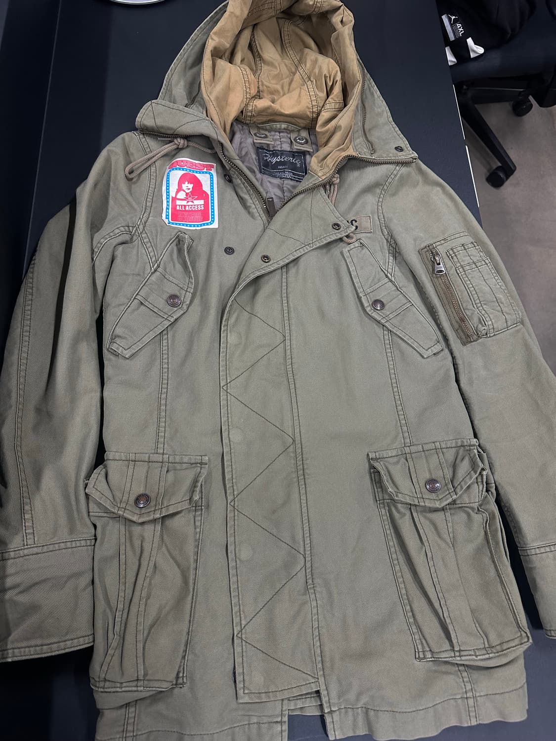 히스테릭 글래머 밀리터리 야상 자켓 상품이미지4