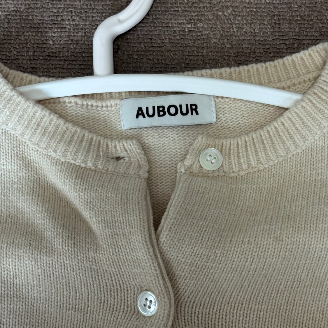 아우브아워(aubour) 가디건 puff sleeve cardigan 상품이미지7