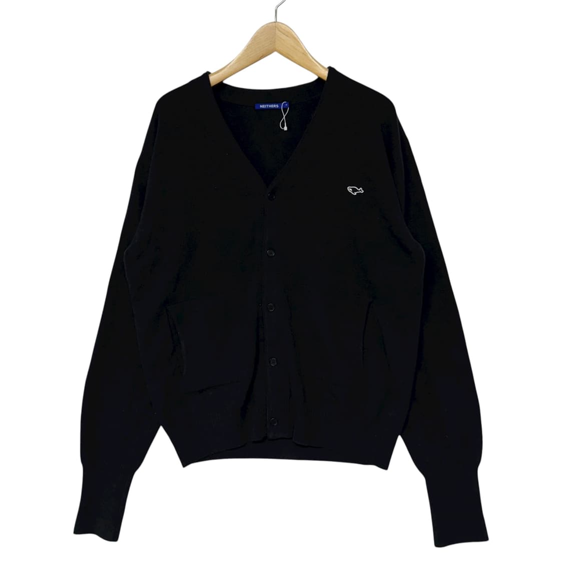 네이처스 로고 가디건 상품이미지1