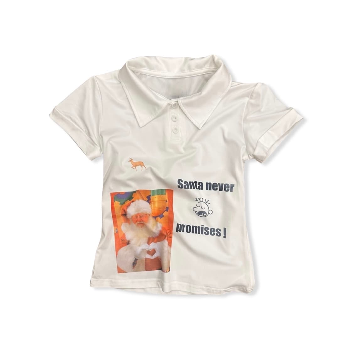 Mini Santa Collar Neck Top  상품이미지1