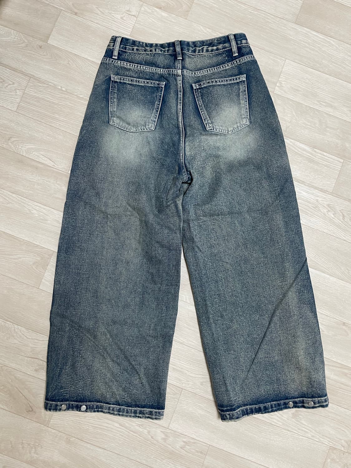 빈티지 중청 팬츠 미디움 상품이미지2